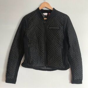 Kyodan Quilted Zip Up Jacket textured bomber large